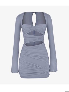 house of cb loubella mulberry strapless corset dress House Of Cb Loubella Corseted Satin Mini Dress - Mulberry